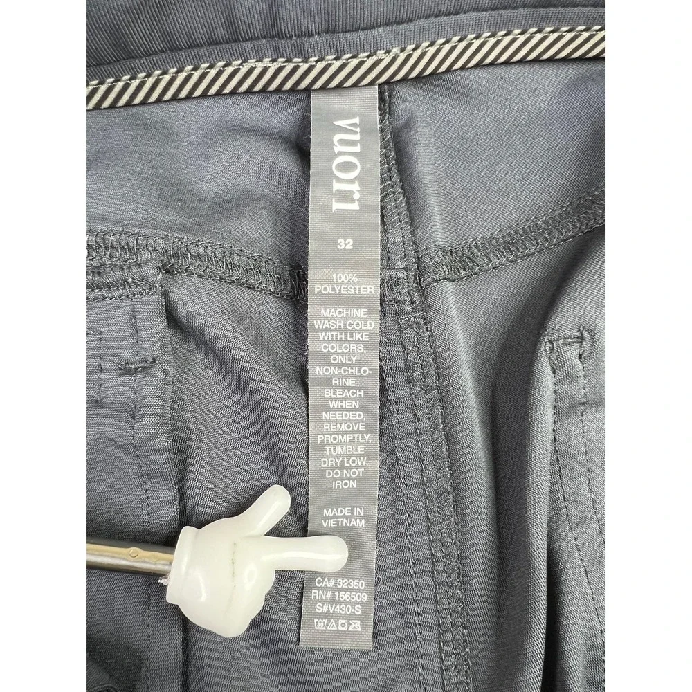 Vuori Meta Pants Mens 32x30 Gray Performance Stretch Travel Chino V430-S